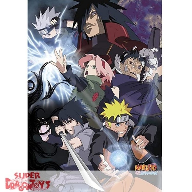 ABYSTYLE NARUTO SHIPPUDEN - POSTER "GROUPE : GUERRE NINJA"