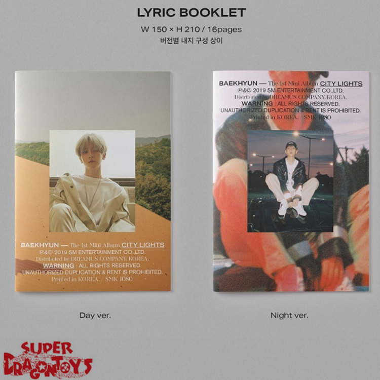 BAEKHYUN - CITY LIGHTS - 1ST MINI ALBUM