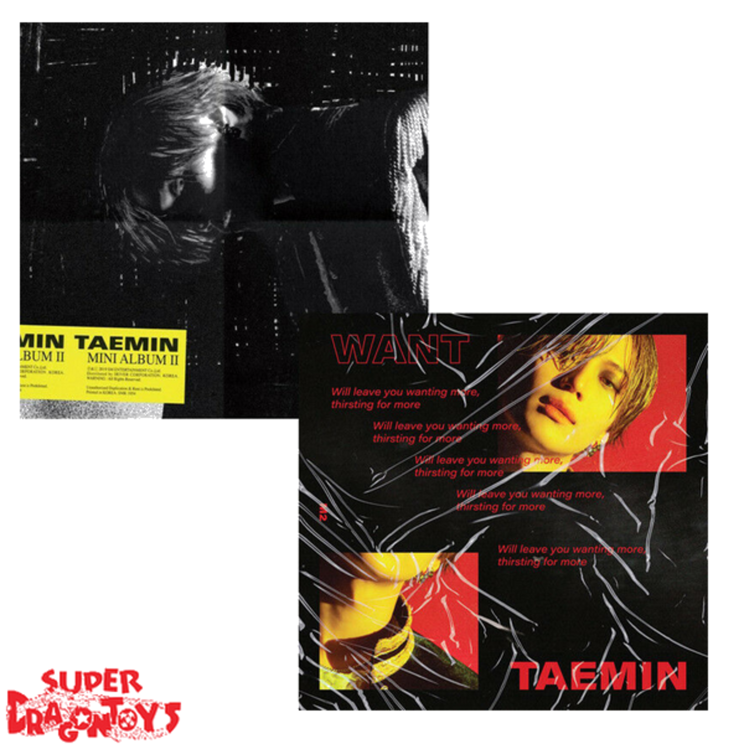 TAEMIN - WANT - 2ND MINI ALBUM - SUPER DRAGON TOYS