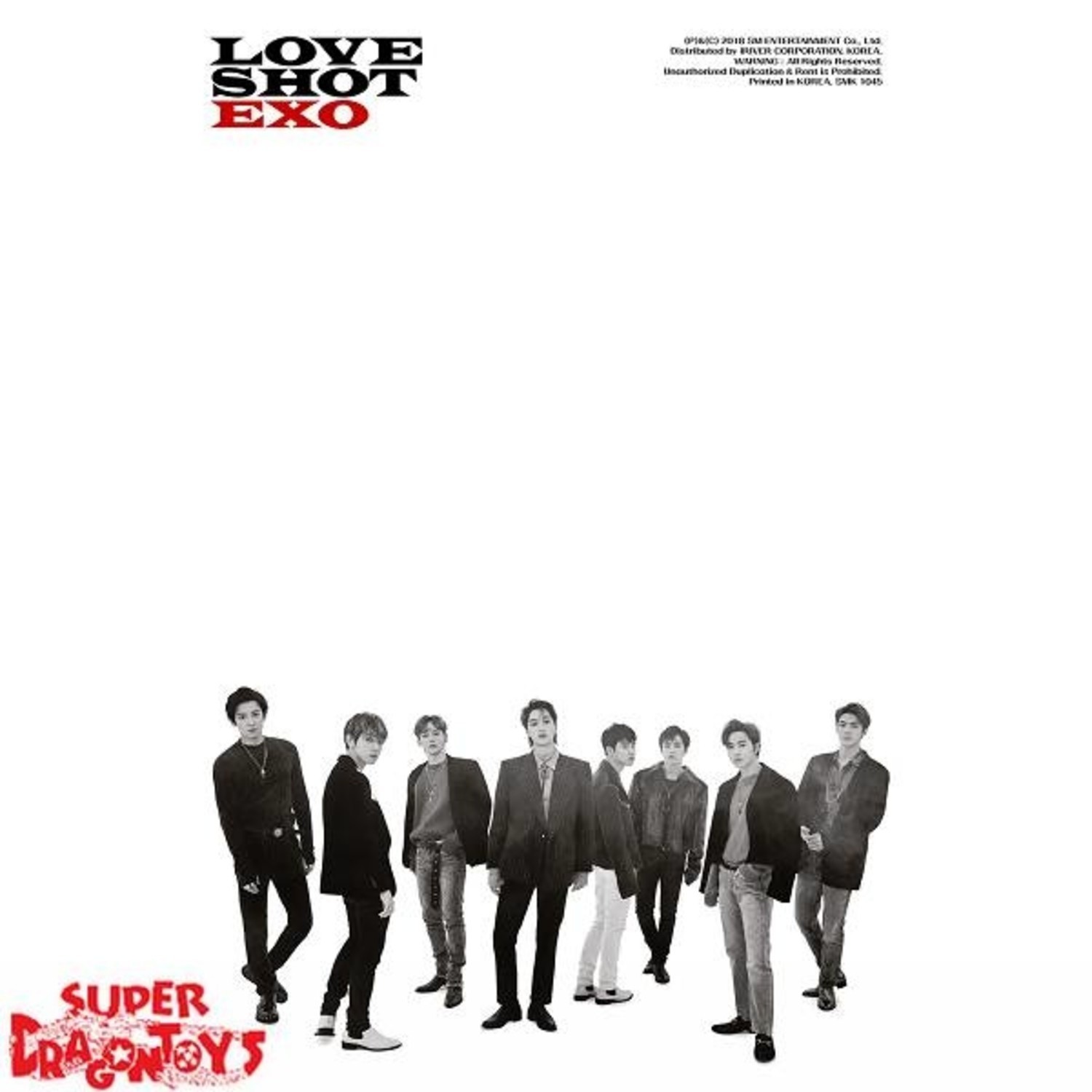 EXO - LOVE SHOT - 5TH [REPACKAGE] ALBUM - SUPER DRAGON TOYS