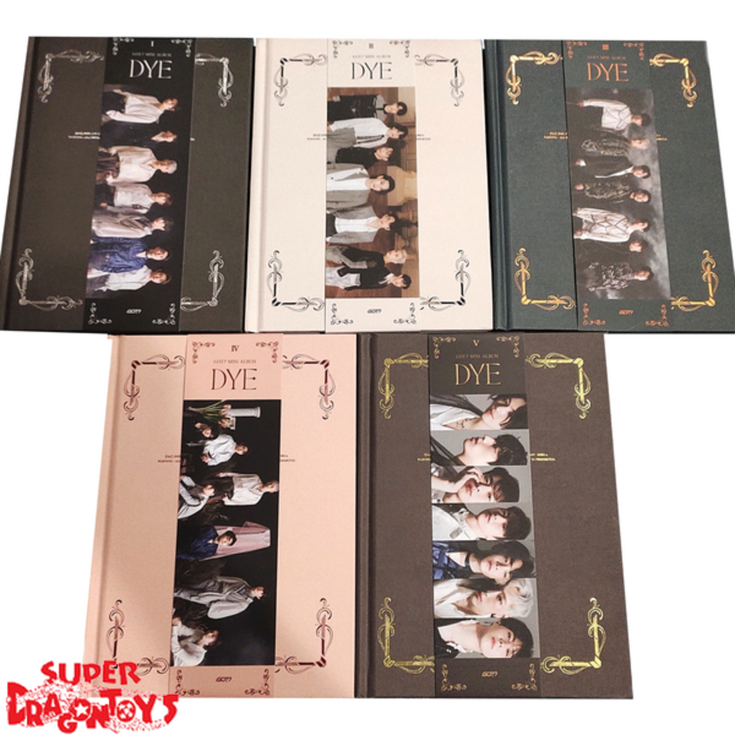 GOT7 (갓세븐) - DYE - MINI ALBUM - SUPER DRAGON TOYS