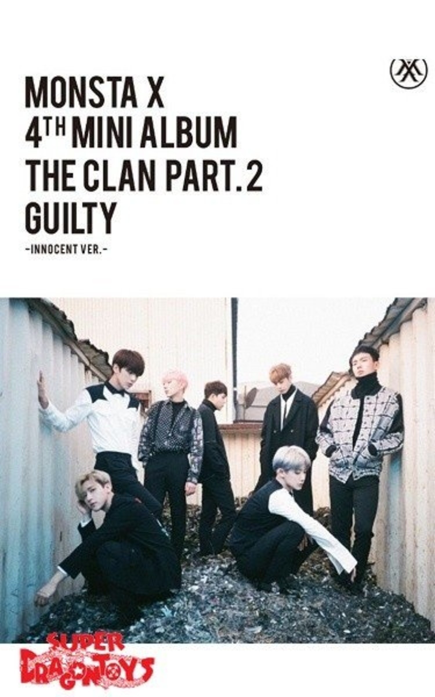 MONSTA X - THE CLAN PART.2 GUILTY - 4TH MINI ALBUM - SUPER DRAGON TOYS