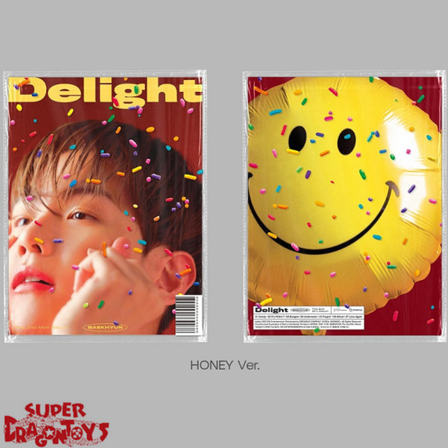 BAEKHYUN (백현) - DELIGTH - 2ND MINI ALBUM - SUPER DRAGON TOYS