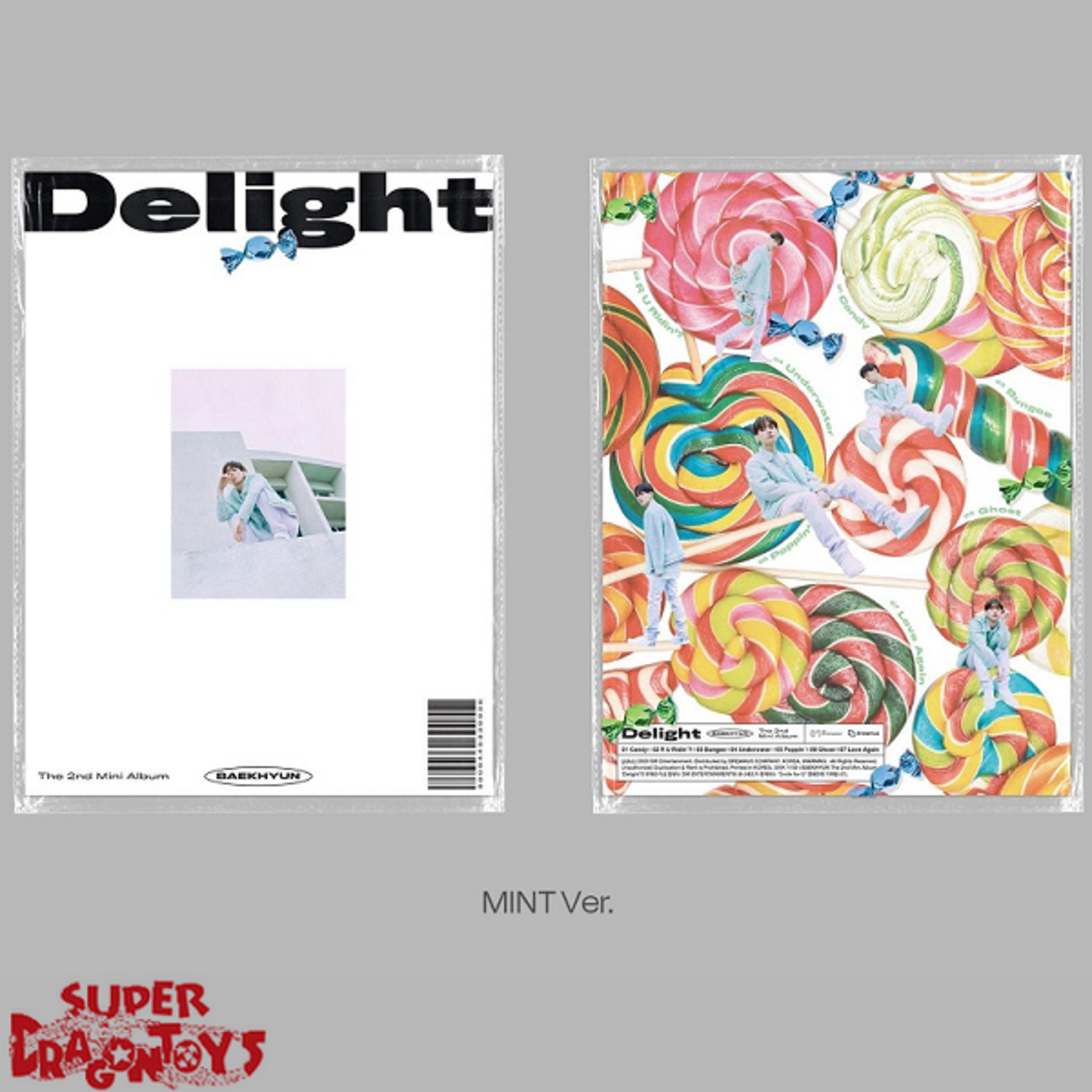 BAEKHYUN (백현) - DELIGTH - 2ND MINI ALBUM - SUPER DRAGON TOYS