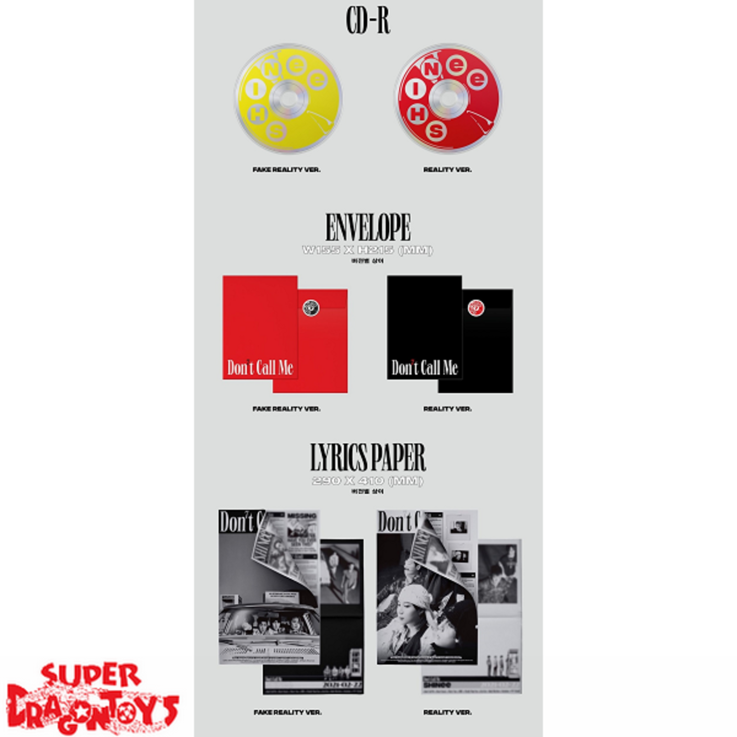 SHINEE (샤이니) - DON'T CALL ME - [PHOTOBOOK] VERSION - 7TH MINI