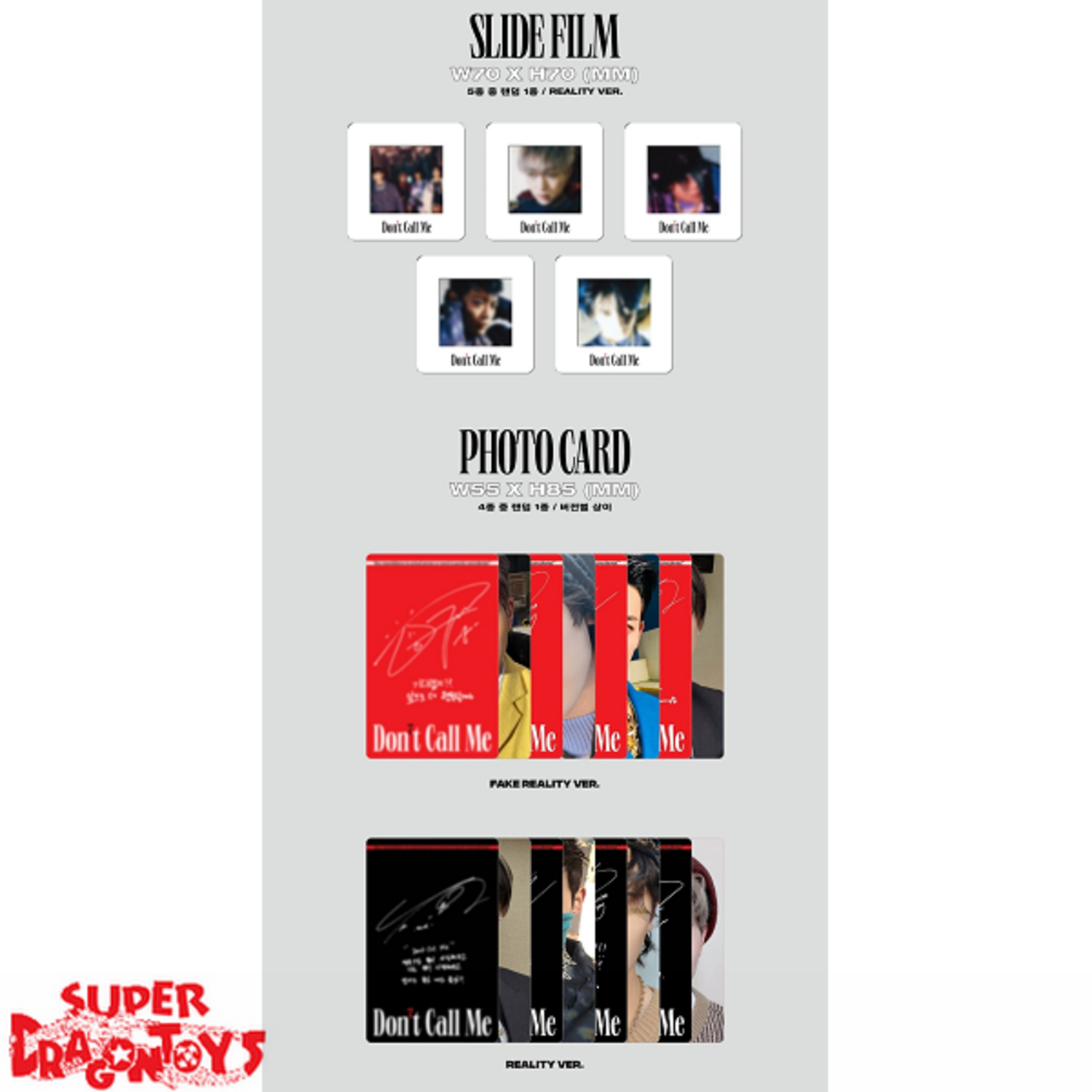 SHINEE (샤이니) - DON'T CALL ME - [PHOTOBOOK] VERSION - 7TH