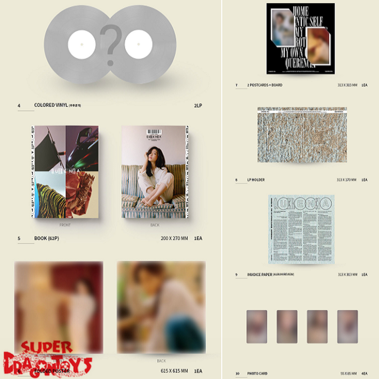 CHUNG HA (청하) - QUERENCIA - 1ST STUDIO ALBUM [LP - KOREAN LIMITED EDITION]