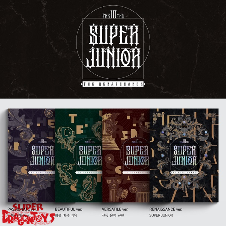 SUPER JUNIOR (슈퍼주니어) - THE RENAISSANCE - [THE RENAISSANCE STYLE] VERSION - 10TH MINI ALBUM