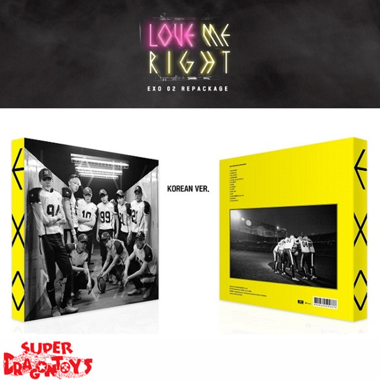 EXO (엑소) - LOVE ME RIGHT - [KOREAN] VERSION- 2ND [REPACKAGE] ALBUM