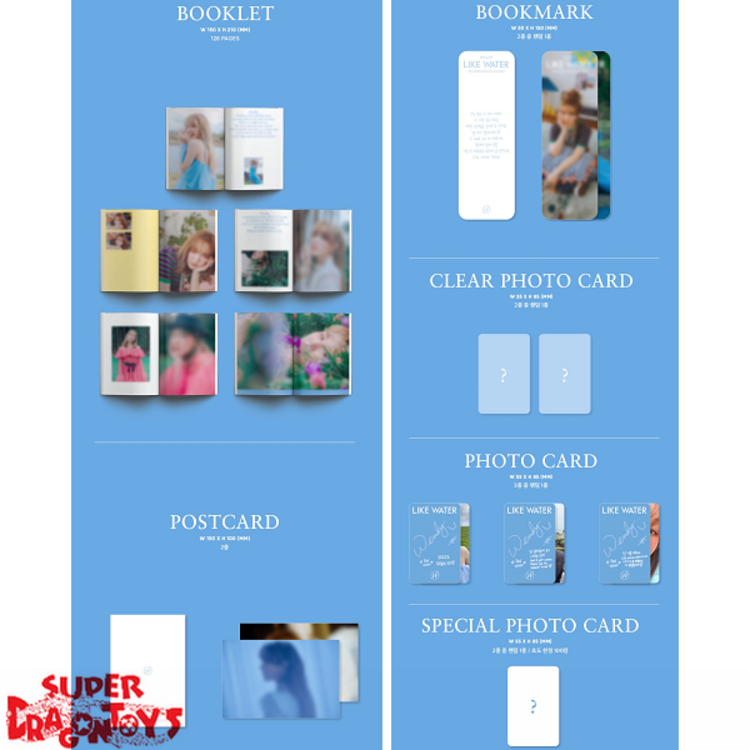 WENDY [RED VELVET] - LIKE WATER - [PHOTOBOOK] VERSION - 1ST MINI ALBUM
