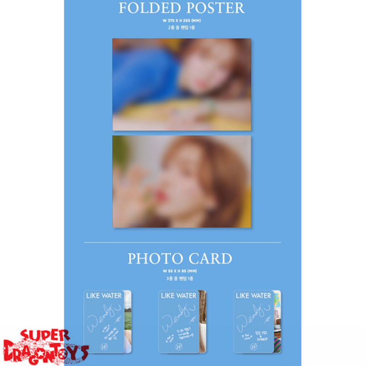 WENDY [RED VELVET] - LIKE WATER - [CASE] VERSION - 1ST MINI ALBUM