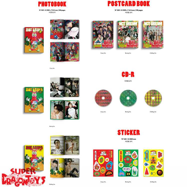 NCT DREAM HOT SAUCE [PHOTOBOOK] VERSION 1ST FULL ALBUM