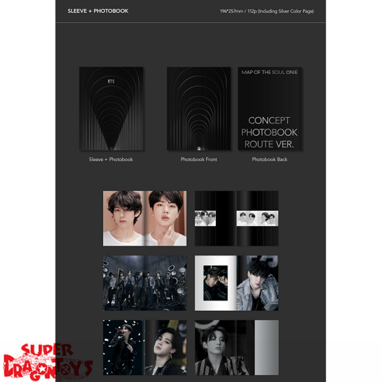 BTS (방탄소년단) - MAP OF THE SOUL ON:E - [ROUTE/BLACK] VERSION - CONCEPT PHOTOBOOK