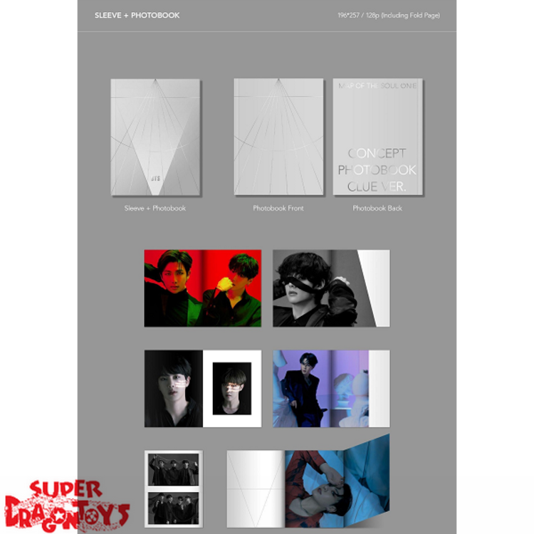 BTS (방탄소년단) - MAP OF THE SOUL ON:E - [CLUE/WHITE] VERSION - CONCEPT PHOTOBOOK
