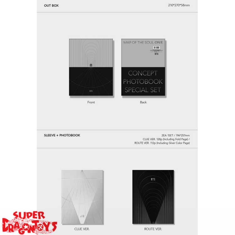 BTS (방탄소년단) - MAP OF THE SOUL ON:E - [SPECIAL SET] VERSION - CONCEPT PHOTOBOOK