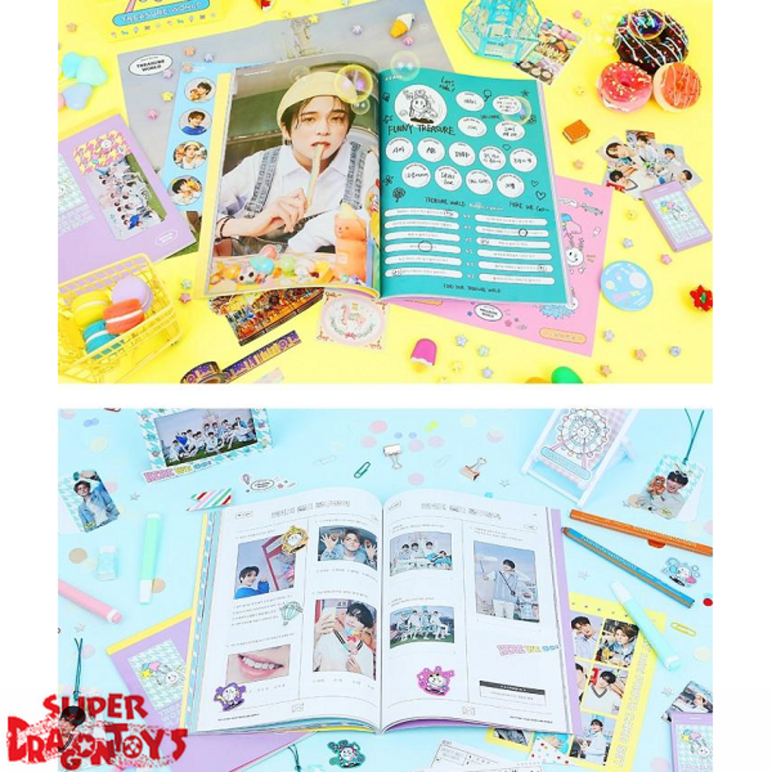 TREASURE WORLD PLAY BOOK アサヒ 直筆サイン入り TREASURE - WORLD