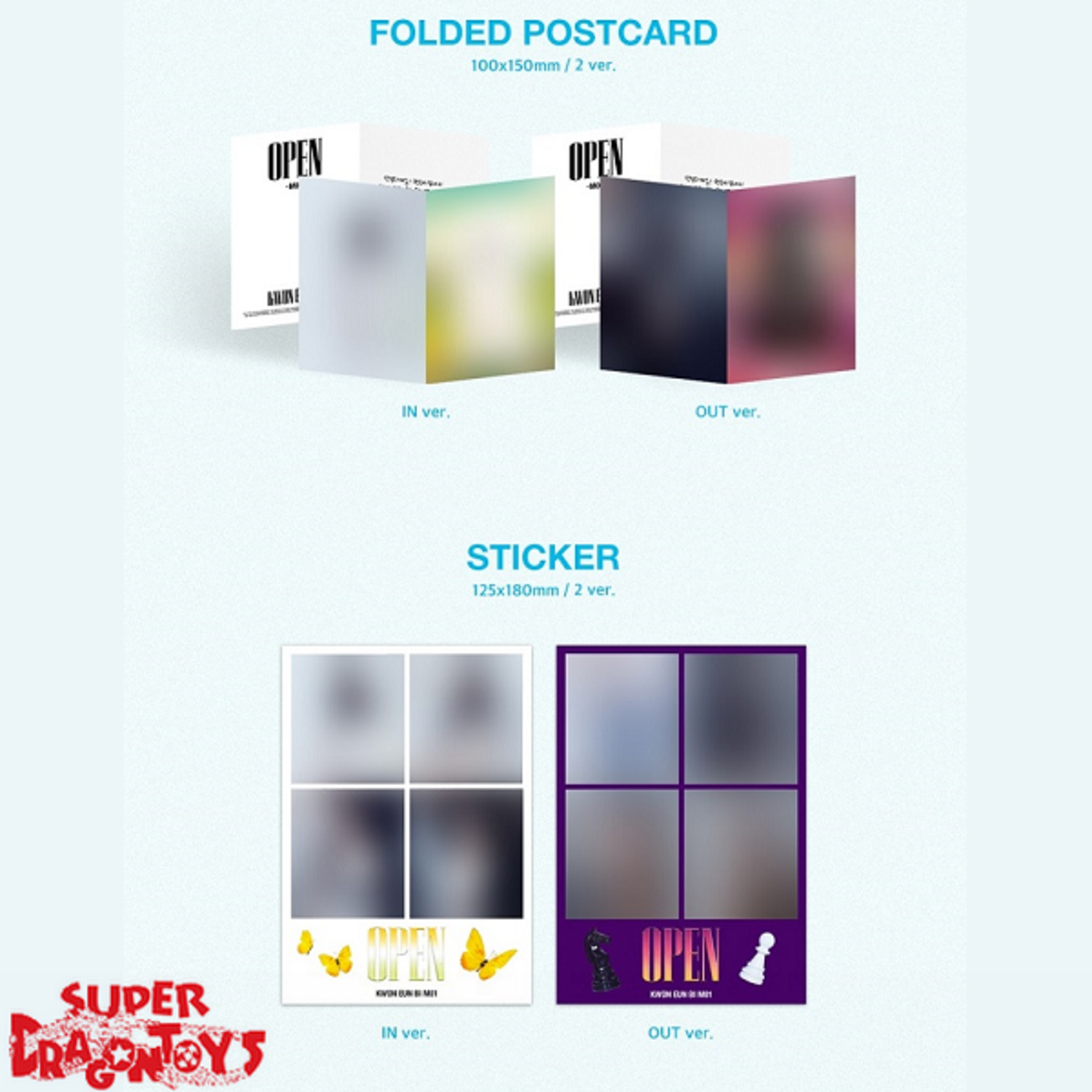 KWON EUN BI (권은비) [IZ*ONE] - OPEN - 1ST MINI ALBUM - SUPER