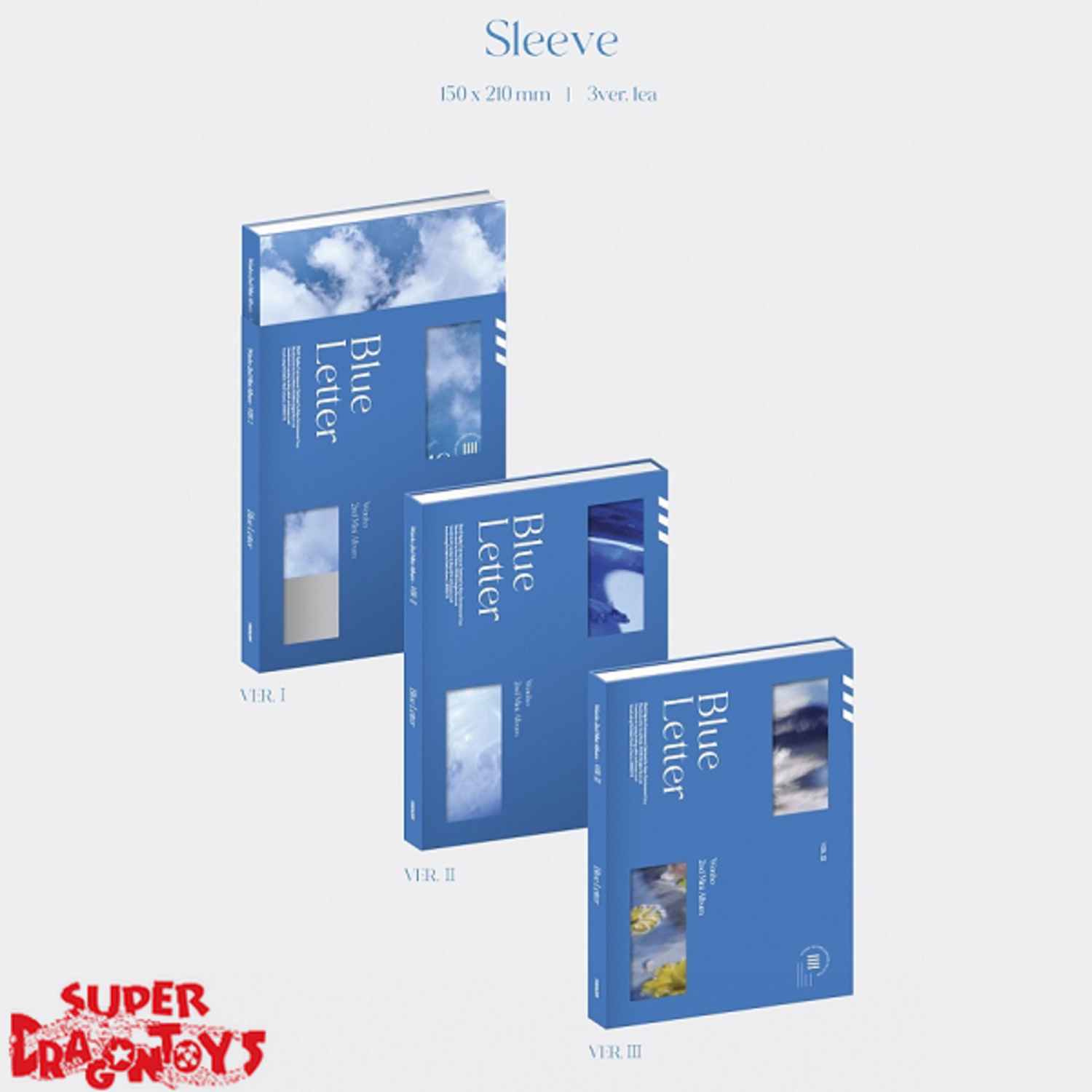 WONHO (원호) - BLUE LETTER - 2ND MINI ALBUM - SUPERDRAGONTOYS