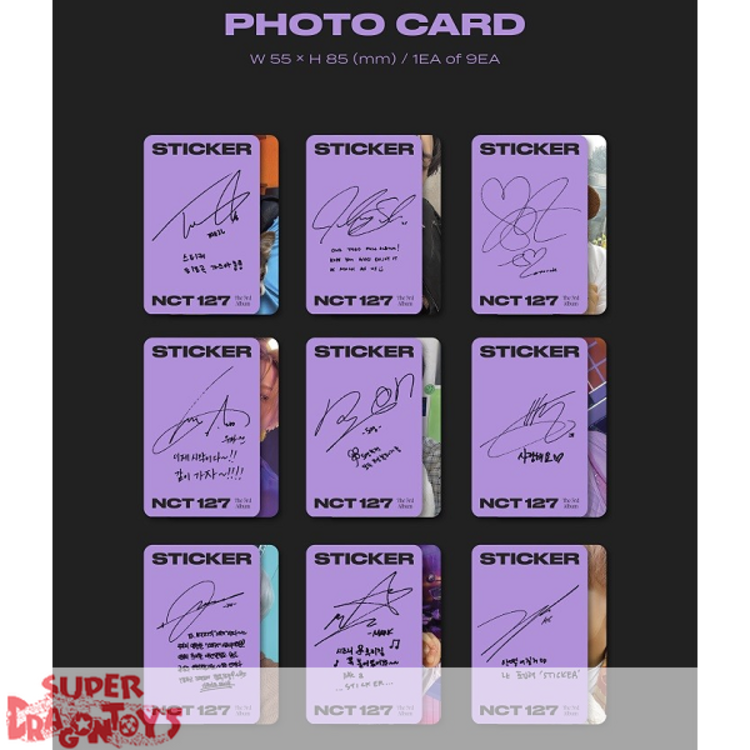 NCT127 - STICKERS - [PHOTOBOOK VERSION] - 3RD ALBUM