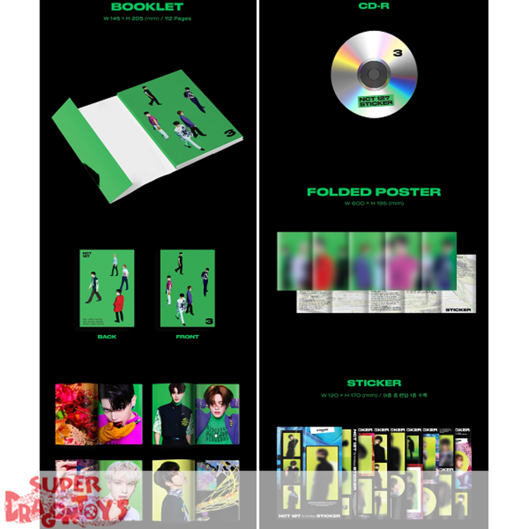 NCT127 - STICKERS - [STICKY VERSION] - 3RD ALBUM