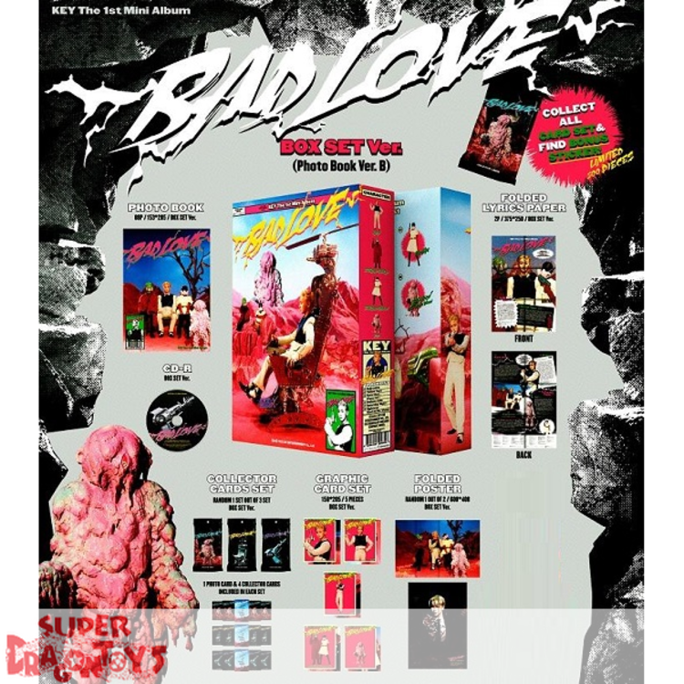 KEY (키) [SHINEE] - BAD LOVE - [BOX SET / PHOTOBOOK B VER.] - 1ST MINI ALBUM
