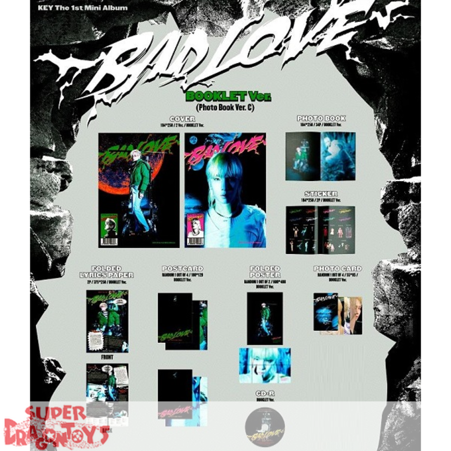 KEY (키) [SHINEE] - BAD LOVE - [BOOKLET / PHOTOBOOK C VER
