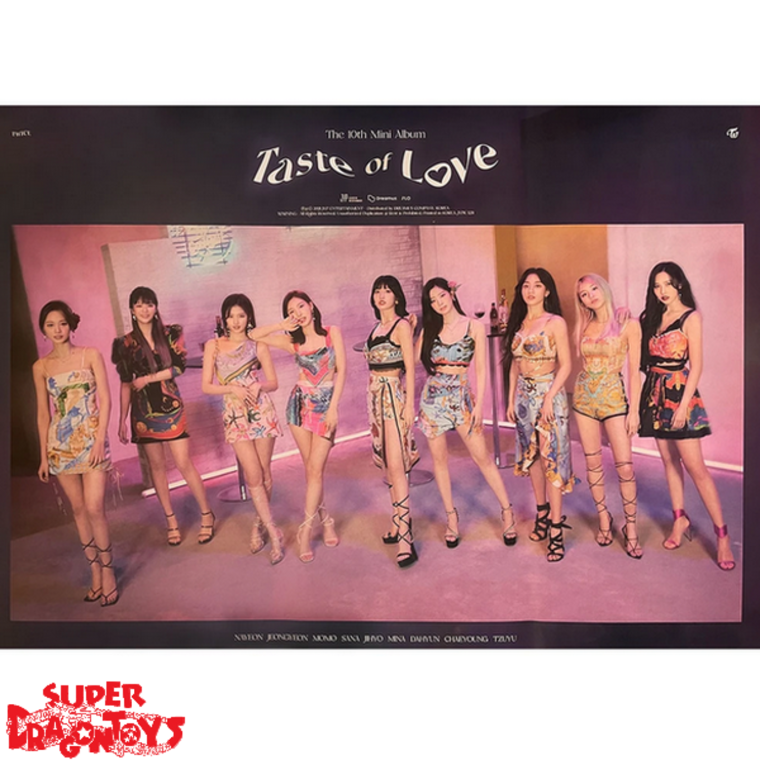 Twice Taste Of Love Official Poster Version Fallen Superdragontoys