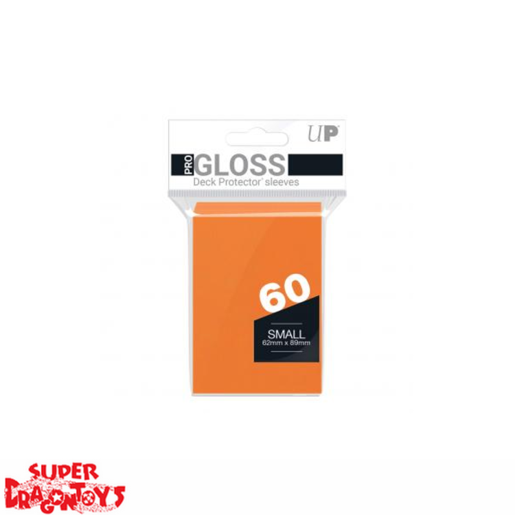 ULTRA PRO - [PRO GLOSS] DECK PROTECTOR SLEEVES [ORANGE] - SMALL SIZE