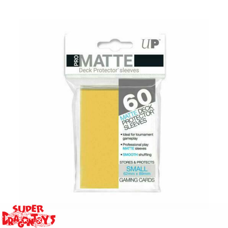 ULTRA PRO - [PRO MATTE] DECK PROTECTOR SLEEVES [YELLOW] - SMALL SIZE