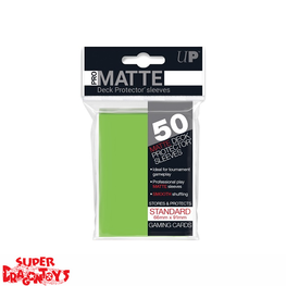 ULTRA PRO - [MATTE] DECK PROTECTOR SLEEVES [LIGHT GREEN] - STANDARD SIZE
