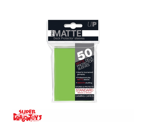 ULTRA PRO - [MATTE] DECK PROTECTOR SLEEVES [LIGHT GREEN] - STANDARD - SUPER  DRAGON TOYS