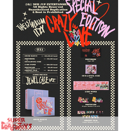 ITZY (있지) - CRAZY IN LOVE [SPECIAL EDITION] - [JEWEL CASE VER.] - THE 1ST ALBUM