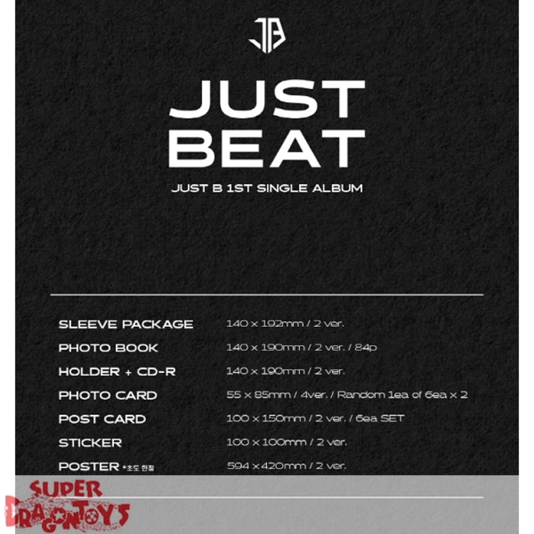 JUST B (저스트비) - JUST BEAT - 1ST SINGLE ALBUM