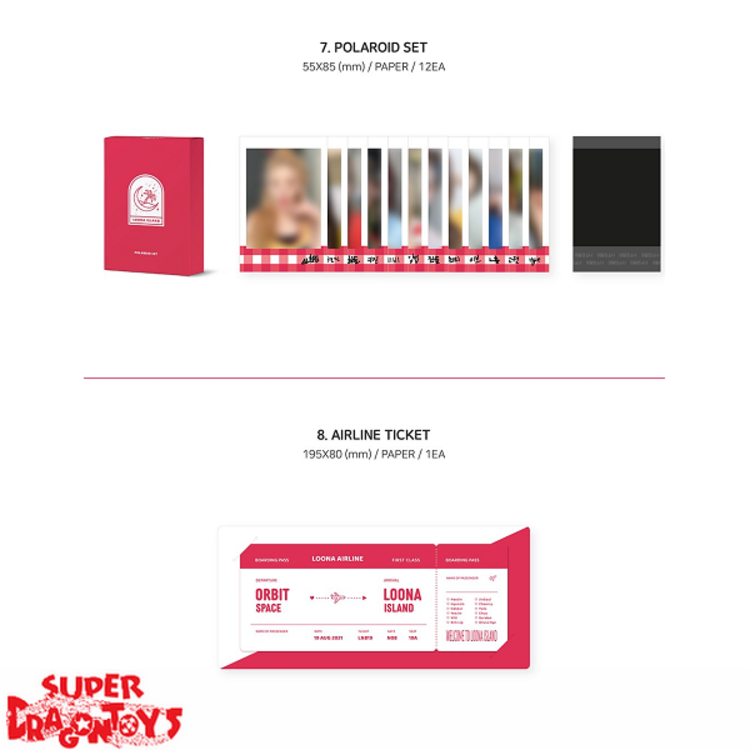 LOONA (이달의 소녀) - LOONA ISLAND [2021 SUMMER PACKAGE] - [PHOTOBOOK + DVD + GOODIES] PACKAGE