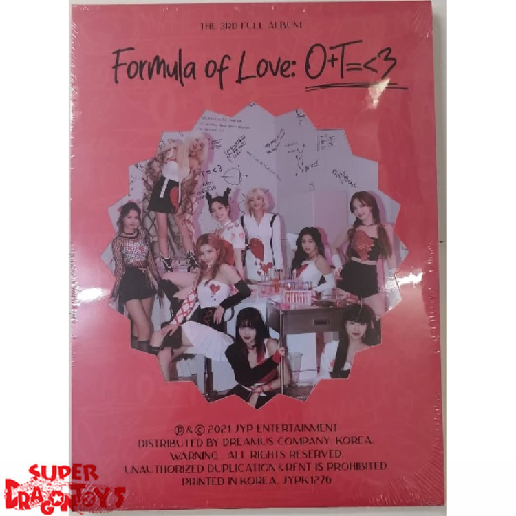 TWICE (트와이스) - FORMULA OF LOVE [O+T=<3] - 3RD ALBUM
