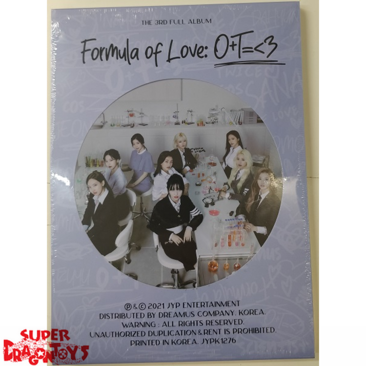 TWICE (트와이스) - FORMULA OF LOVE [O+T=<3] - 3RD ALBUM