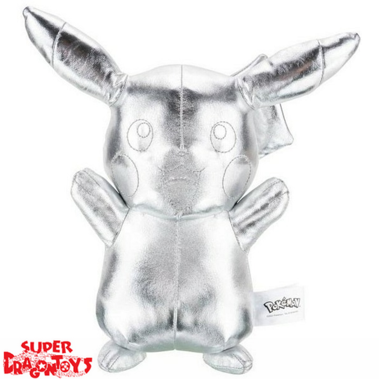 POKEMON - PIKACHU [SILVER / 30CM] - "25TH ANNIVERSARY" PLUSH [LIMITED EDITION]