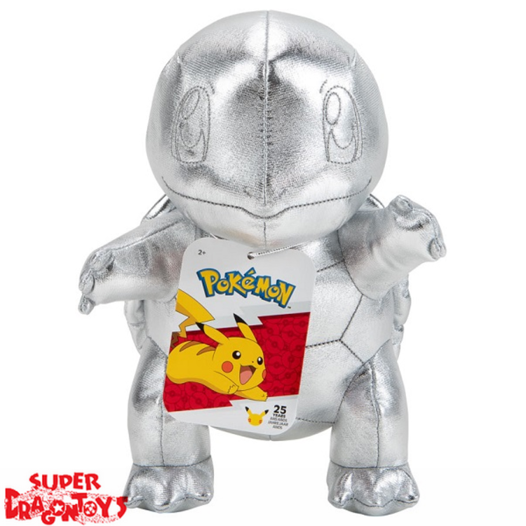 POKEMON - SQUIRTLE [SILVER / 20CM] - "25TH ANNIVERSARY" PLUSH [LIMITED EDITION]