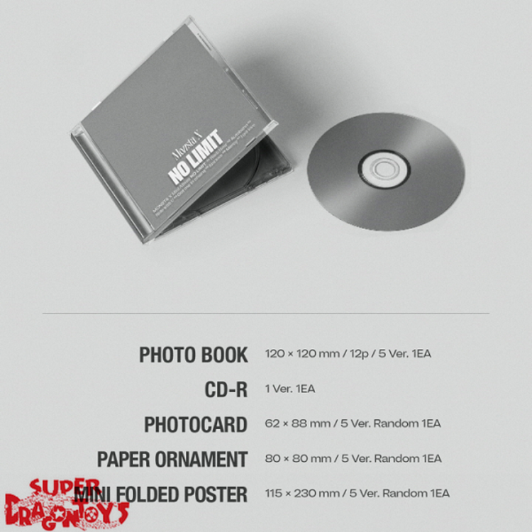 MONSTA X (몬스타엑스) - NO LIMIT - [JEWEL CASE] - 10TH MINI ALBUM