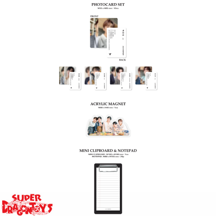 A.C.E (에이스) - [A.C.E COMPANY] 2022 SEASON'S GREETINGS - [DESK CALENDAR + GOODIES] PACKAGE