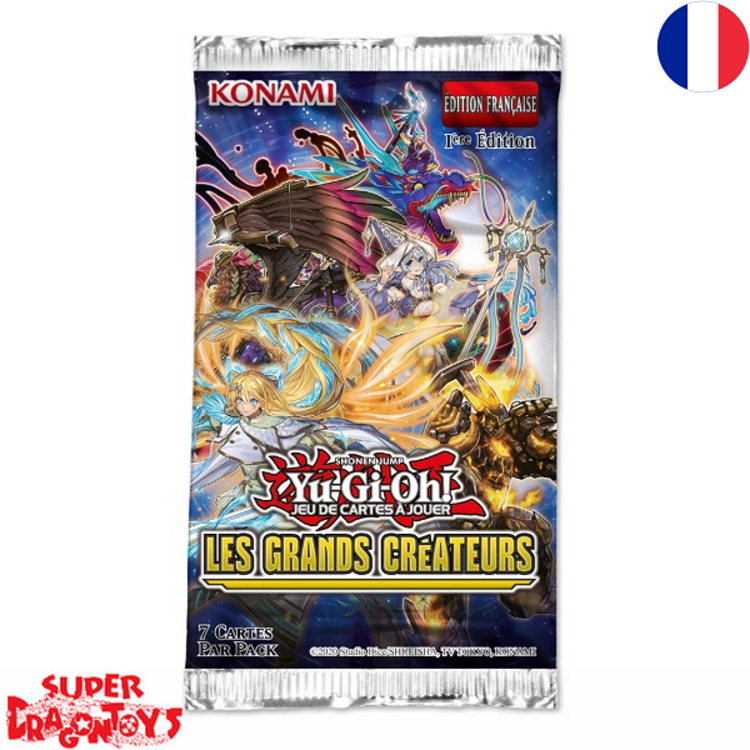 KONAMI YUGIOH TCG - BOOSTER "LES GRANDS CREATEURS" - EDITION FRANCAISE