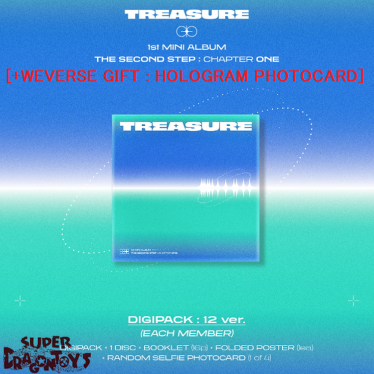 TREASURE - THE SECOND STEP : CHAPTER ONE - [DIGIPACK VER. / WEVERSE] - 1ST MINI ALBUM