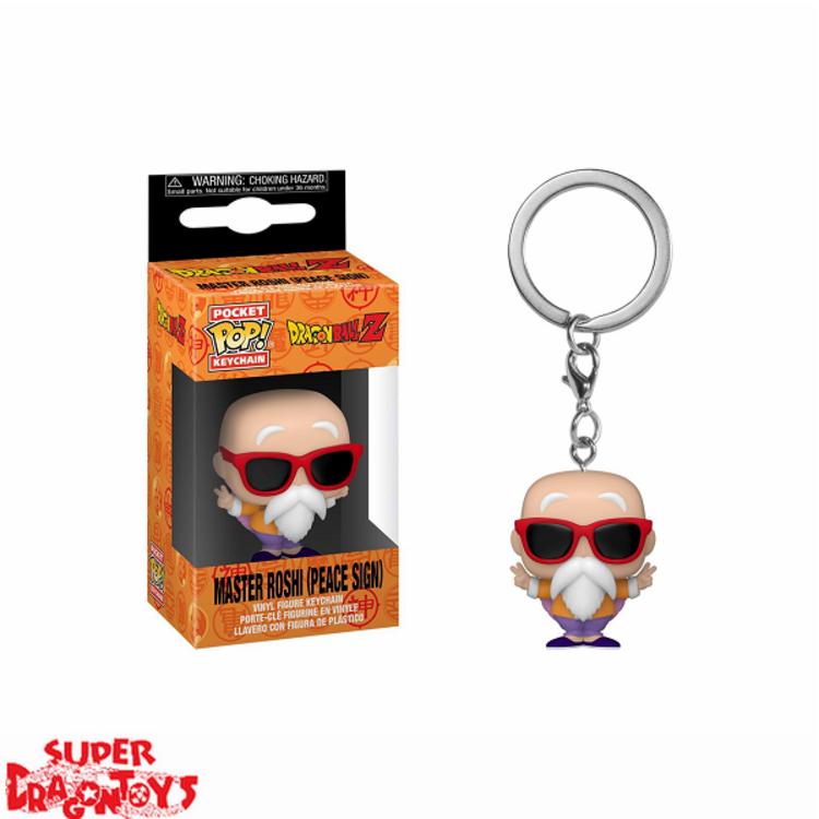 FUNKO DRAGON BALL - MUTEN ROSHI (PEACE SIGN) - FUNKO POP KEYCHAIN