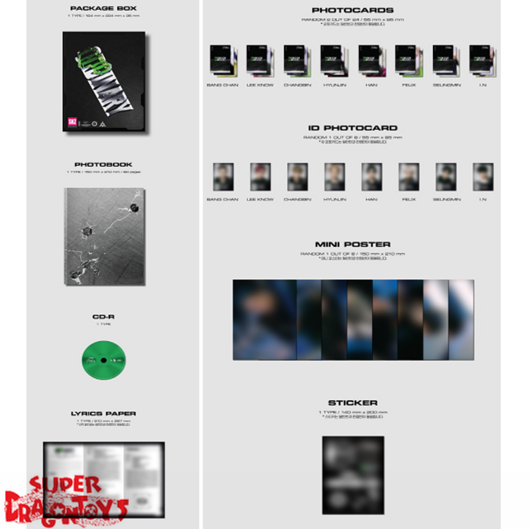 STRAY KIDS (스트레이 키즈) - ODDINARY - [FRANKENSTEIN / LIMITED VER.] - MINI ALBUM