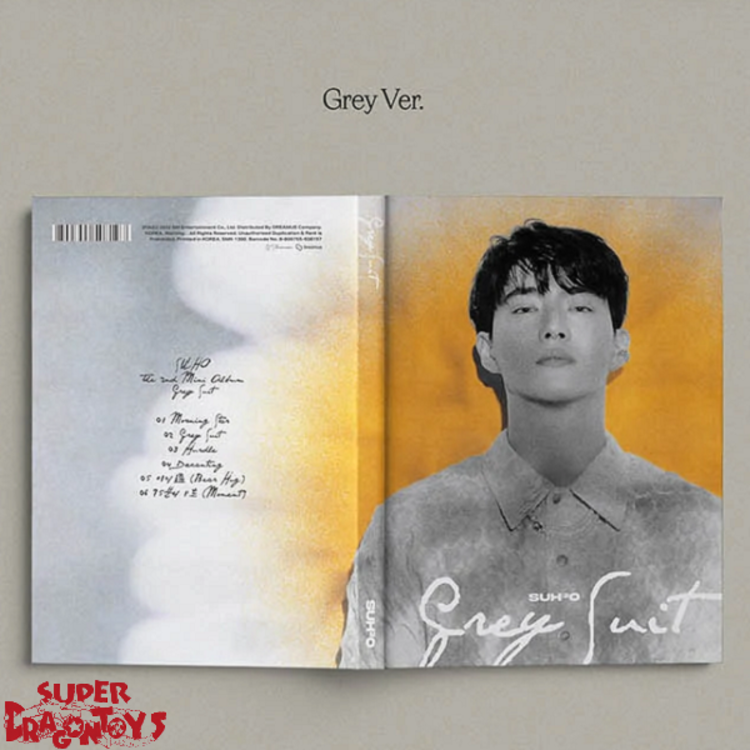 SUHO (수호) [EXO] - GREY SUIT - [PHOTOBOOK VER.] - 2ND MINI ALBUM