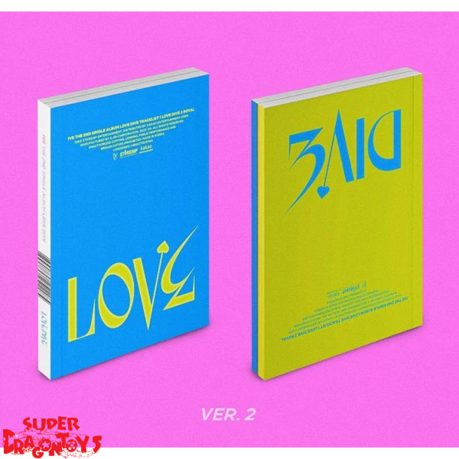 IVE (아이브) - LOVE DIVE - 2ND SINGLE ALBUM - SUPER DRAGON TOYS
