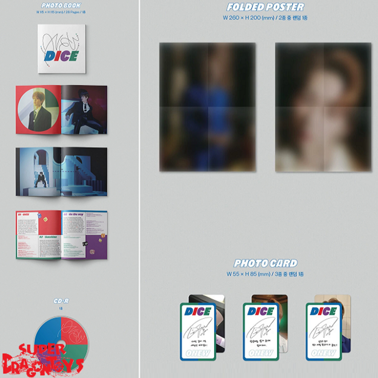 ONEW (온유) [SHINEE] - DICE - [DIGIPACK VER.] - 2ND MINI ALBUM