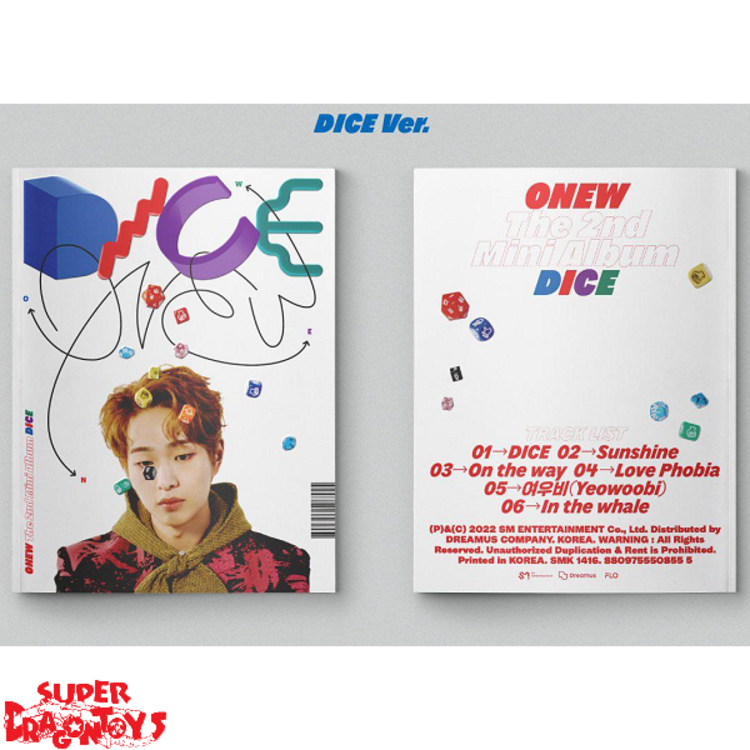 ONEW (온유) [SHINEE] - DICE - [PHOTOBOOK VER.] - 2ND MINI ALBUM