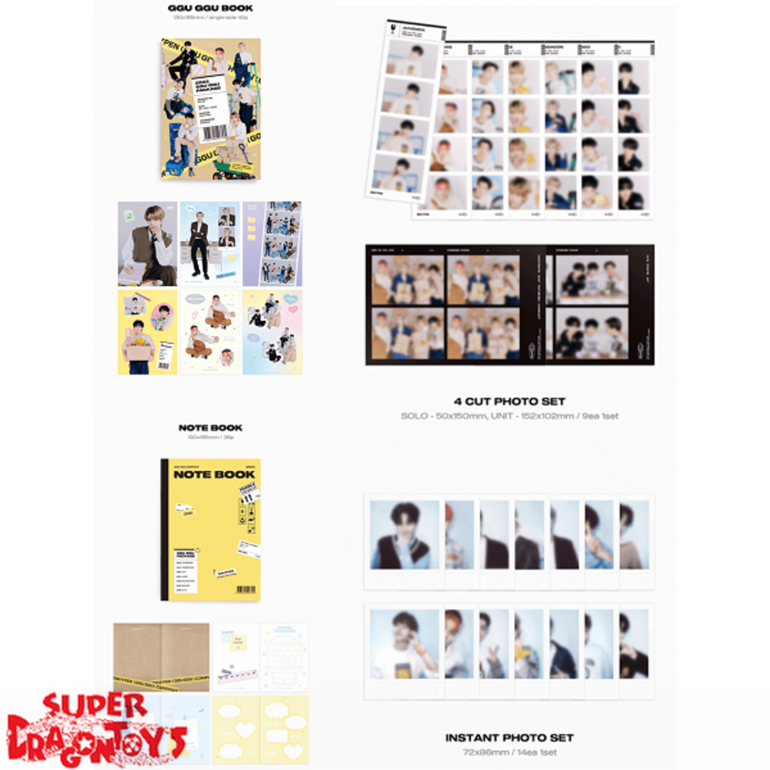 ENHYPEN (엔하이픈) - 2022 GGU GGU PACKAGE - [DECORATION GOODIES