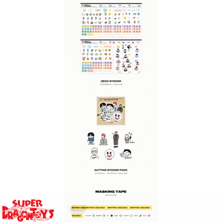 ENHYPEN (엔하이픈) - 2022 GGU GGU PACKAGE - [DECORATION GOODIES] BOX